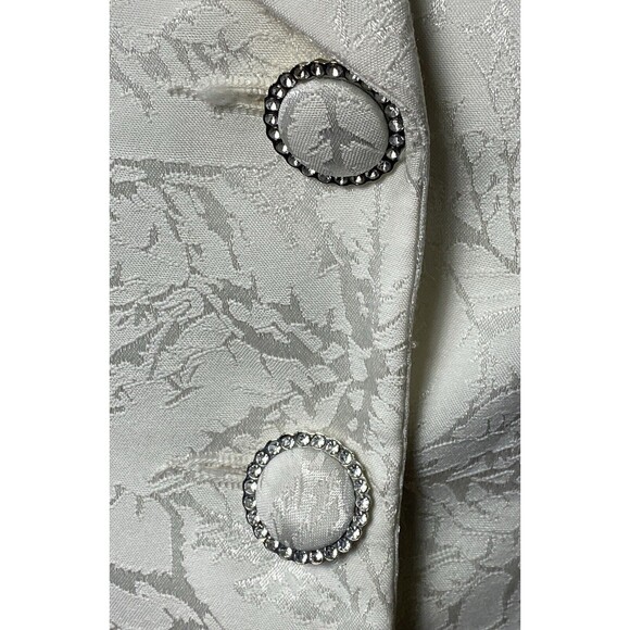 Vintage Danillo Petite Blazer Size 4P Ivory - Picture 3 of 3